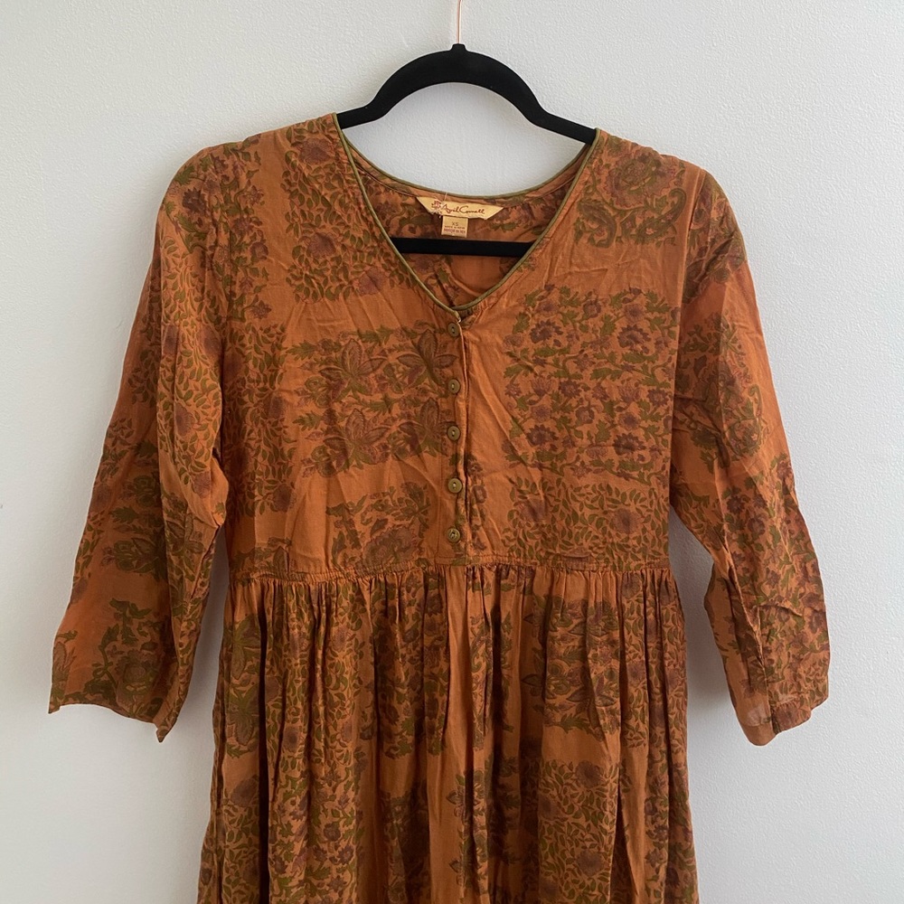 April Cornell Dress | Boho Indian Print | Sz XS